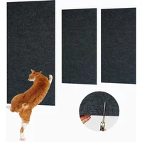 Wall Anti Cat Scratch Sofa DIY Cats Scratch Board Sofa Protection Paws Sharpen Trimmable Self-adhesive Carpet Cats Scratch Board