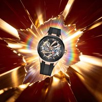 PAGANI DESIGN Extraordinary Demeanor Men Mechanical Watch Hollow Out Black Gold Rubber Sapphire Luminous Dive Tourbillon Watch