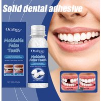 Resin Solid dental adhesive Shapeable Teeth Gaps Filling Solid Glue Temporary Tooth Repair Safe DIY Dental Care Supplies 30ml