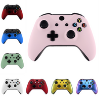 eXtremeRate Faceplate Cover Front Housing Shell Case for Xbox One S / Xbox One X Controller (Model 1708) - Sakura Pink
