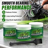 Bicycle Bearing Grease MTB Hub Lubricant Anti-Friction Bike Bottom Bracket Maintenance Paste Long-Lasting Lube with Brush 2oz