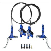 AliExpress MEROCA IIIPRO C5X4 Ultralight 4 Piston Bicycle Hydraulic Brake 850/1550mm MTB Brake Cooling Oil Pressure AM DH Road Bike Disc Brake