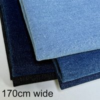 340G/M² Thick Denim 10 * 7 Washed Denim Fabric Twill Non Elastic Cotton Clothing Shoe Cap Denim Fabric women's Clothing Fabric