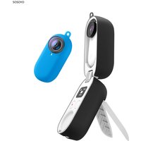 Silicone Case Shell Charger Box Protective Cover compartment Dustproof Storage Shell For Insta360 Go2 Camera Accessories