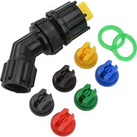 Electric Sprayer Heads And Nozzles Agriculture Greenhouse Sprayer Spray Head With 6 Pcs 0.1-0.6mm Nozzle Tips Garden Irrigation