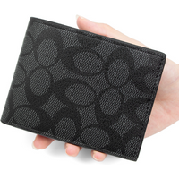 2026 Men's Fashion Retro Business Short Wallet Multi Card Slot Horizontal Portable Pu Leather Men's Wallet Card Holder Best Gift