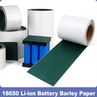 1-10M 18650 Batterie-Isolierdichtung aus grünem Gerstenpapier, Li-Ionen-Akkupack-Zellenkleber, Fischband, Elektroden-Isolierpads