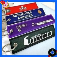 Custom LOGO Thickened Canvas Keychain Blank Webbing Personalize Text Print Name Colored Cloth Weave Strip Motorcycle Key Ribbon