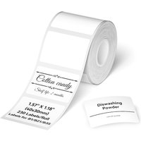 Niimbot Thermal Label Tape White Sticker Waterproof Paper Adhesive Label White Anti-Oil For B1 B21 Mini Portable Thermal Printer