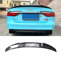 Carbon fiber rear spoiler trunk wing for Jaguar XF XFL 2016-2022 trunk trim spoiler car exterior accessories