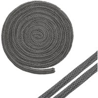 2M Fireplace Sealing Rope 6/8/10/12mm Gasket Cord Wood Burning Stove Door Fiberglass High Temperature Sealing Rope Replacement