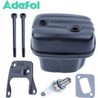 Exhuast Muffler Kit For Husqvarna 340 345 346XP 351 353 Chainsaw for Jonsered 2150 2153 Spark Plug 544028301