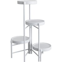Simple Folding Wrought Iron Flower Stand Balcony Indoor Metal Plant Stand Manufacturer Wholesale Floor Small Potted Plant Stand
