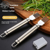 Scallion Cutter, Onion Cutter, Green Onion Shredder, Stainless Steel Vegetable Slicer, Innovative Kitchen Tool, Kitchen Gad