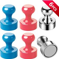 Colorful Magentic Pushpins Strong Magnet Fridge Push Pin Sticker Whiteboard Map Magnet Push Pin Home Office Supplies Wholesale