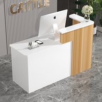 Nordic Storage Reception Desk Vintage Display Salon Luxury Reception Desk Office Trendy Mostrador Commercial Furniture