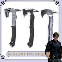 Men's Cosplay Prop Game Halloween Axe Cosplay Prop 3D Printed Plastic Axe Model Costume Accessories