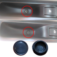 2X For Renault Megane II III Fluence Grand Scenic II III Car Interior Door Handle Storage Box Screw Nut Cover Plug 7703074513