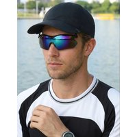 AliExpress ZOZO TOMI Men Women Blue Red Polarized Cycling Sunglasses Mirrored Len Clipped Edge On Hat Reduce Ear Pressure Protect Eyes Easy To Carry