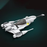 196pcs MOC Mandalorian Starfighter Star Battle Model Building Blocks Christmas Gifts Construction Toy Brick Kids Education DIY