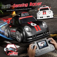 C6 Mini Car with Dual Mode Lights Sound demo function Camera Screen Control Car Smart Induction Following Children's Toys Gift