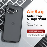 For Google Pixel 10A Case Shockproof Frosted Skin Feel Matte PC+TPU Anti-fingerprint Transparent Cover for Google Pixel 10a