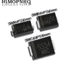50PCS Schottky Diode SMB SS24 SS26 SS34 SS54 SS56 SMC SS34 SS54 SS56 SMD Diodes
