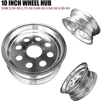 10 Inch Wheel Vacuum Rims Aluminium Alloy Hub for Bike Motorcycle Parts 2.50-10 2.75-10 3.00-10 3.50-10 4.50-10