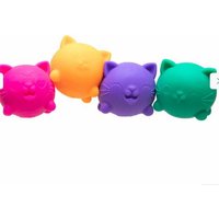 New NeeDoh Teenie Cool Cats 3 Pack Adorable Mini Cat Fidget Toys Soft Squishy Stress Relief Sensory Squeeze Toys For fans Adults
