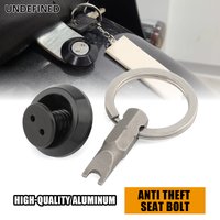 1/4" Motorcycles CNC Rear Fender Seat Bolt Anti Theft Ring For Harley Sportster XL 883 1200 Dyna Touring Glide Softail CVO