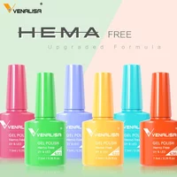 Venalisa Nagel-Gel-Nagellack, 7,5 ml, HEMA-FREI, Soak Off UV-LED-Gel-Lack, vollständige Abdeckung, super Textur, wunderschöne Nagel-Maniküre