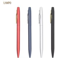 LAMPO Metal Sign Pens Luxury 0.5MM Black Gel Ink Pen Smooth Writing ัััะบะฐ Office School Stationery Supplies boligrafos
