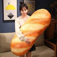 French Bread Plush Pillow Stuffed Printing Images Food Plushie Peluche Party Prop Decor Sleeping Companion Man Gift