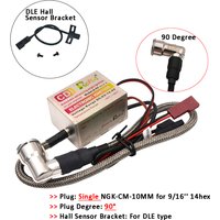 Rcexl Single and Twin Ignition CDI CM6-10mm 90/ 120 Degree/ Straight Spark Plug Special for DLE Gas Petrol Engine