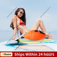 PVC Flotation Drift Bag Inflatable Ladybug Swimming Buoy Lifebelt Floating Multifunctional with Waist Belt for Water Sports