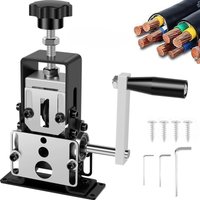 TINSOL Manual Wire Stripper Portable Electric Drill Powered Copper Scrap Wire Peeler Cable Stripping Tool for Copper Recycling