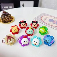 1pc Cute Disney Sunflower Keychain – Mickey, Minnie, or Stitch Bag Charm – Stress-Relieving Gift – Perfect for Friends