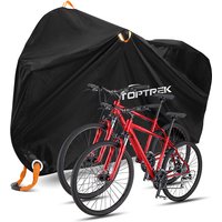 AliExpress Toptrek Bike Cover 210D Oxford Outdoor Storage Waterproof & Anti-UV Bicycle Cover with Waterproof Membrane for Two Bicycles