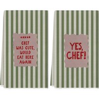 2Pcs, Fun and Quirky Kitchen Towels, 40Cm*60Cm Towel Set, Best Kitchen Towels, Super Absorbent Soft Cleaning Cloth, Cooking and Baking Tea Towel, Hand Towel, Cleaning Cloth, Dishcloth, Kitchen