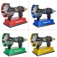 Start Trent900 Aircraft Turbofan Engine Model Wish Mini LED Light Toys