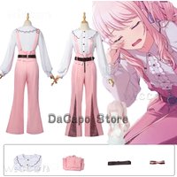 Mizuki Akiyama Mizuki Cosplay Costumes Game Project Sekai Cosplay MZK PJSK Girls Pink Pnats Suit Halloween Singing Party 2025