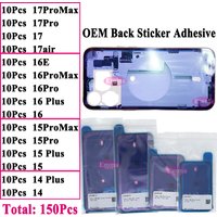 150Pcs Back Side Waterproof Seal Sticker for iPhone 17 14 16 Pro Max 15 Plus Air 16E Back Cover Adhesive Seal Tape Glue