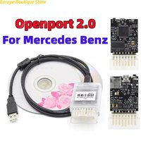 Pełny Chip Openport 2.0 ECU FLASH open port 2 0 Chip Tuning OBD2 Narzędzie Diagnostyczne do Samochodów Mercedes Benz J2534 Skaner Kodów ECU