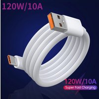 120W 10A USB Type C USB Cable Super Fast Charing Line for Xiaomi Samsung Huawei Honor Quick Charge USB C Cables Data Cord