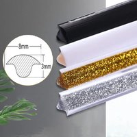 Selbstklebendes Keramikfliesen-Lückenband für Küche und Badezimmer, wasserdicht, schönes Nahtband, Wand, Boden, Lückenlinie, Haushaltsdekoration