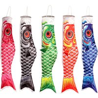 New Style 40/70/100 CM Fish Flag Kite Toy Koi Nobori Carp Wind Socks Koinobori Colorful Fish Flag Hanging Outdoor Toys for Kids