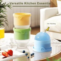 Large Round Ice Ball Making Mold - Great for Whiskey, Cocktails and Home Use - Easy Release Reusable Ice Mold for Chilled