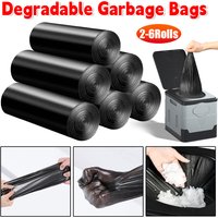 Degradable Garbage Bags Portable Outdoor Folding Toilet Garbage Bag Disposable Environmentally Friendly Camping Travel Supplies