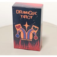 Red Edition Dramagiac Tarot Deck 78 Pcs Rider Waite Style Tarot Cards 10.3*6cm Witchy Gift