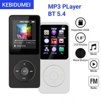 Mini Portable MP3 Player HiFi Music Walkman Bluetooth 5.4 Music Stereo Player 1.8 inch Screen Support FM Radio E-Book Recording